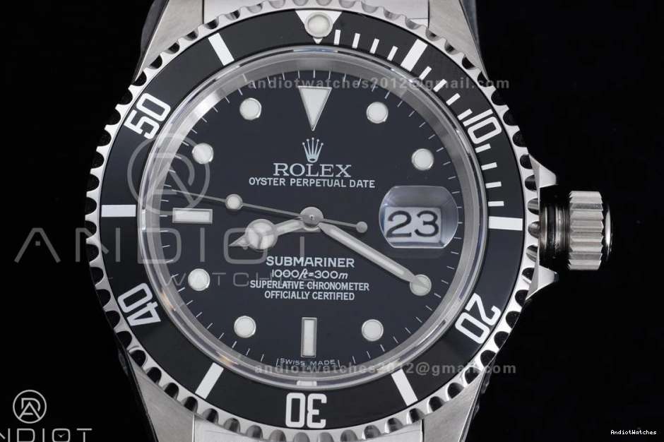 1143 TMF LN Best 16610 Edition Steel Black Rehaut 904L Bracelet Engraving No on SS Submariner SH 1:1 Resilient 0114